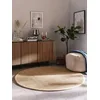 Image de Tapis benuta Pure en sisal Greta - Crème 250x250 cm Rond - 100% sisal - Rond et style : bordure, uni, Natural Living, Scandi Living - Facile d'entretien pour salon, chambre à coucher