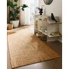 Image de benuta Tapis en jute pure Jutta - Naturel 70 x 200 cm - Tapis de salon tissé à la main - Design bohème naturel - Convient pour chauffage au sol
