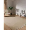 Image de benuta pop Liv Tapis en laine   Rectangulaire & Style : uni, Hygge & Cozy, minimaliste   Facile d'entretien pour le salon, la chambre à coucher, beige, 60 x 100 cm