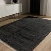 Image de benuta Basic Tapis Coton Tom - Noir 70x120 cm - Tissé à Main - 100% recyclé - Compatible avec Chauffage au Sol - pour Salon, Chambre, Couloir, Salle à Manger