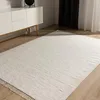 Image de benuta Basic Tapis Coton Tom - Crème 120x170 cm - Tissé à Main - 100% recyclé - Compatible avec Chauffage au Sol - pour Salon, Chambre, Couloir, Salle à Manger