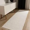 Image de benuta Basic Tapis Coton Tom - Crème 80x300 cm - Tissé à Main - 100% recyclé - Compatible avec Chauffage au Sol - pour Salon, Chambre, Couloir, Salle à Manger