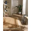 Image de benuta Tapis en jute pure Jutta - Naturel 120 x 170 cm - Bordure blanche - Tapis de salon tissé à la main - Design bohème naturel - Convient pour chauffage au sol
