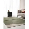 Image de benuta Tapis pop en coton Lenny - Vert 60 x 100 cm - 100 % coton - Rectangulaire et dans le style : abstrait, géométrique, rayures, minimaliste, nature, rétro - Facile d'entretien pour le salon