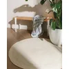Image de Tapis en jute pure benuta Jutta - Ivoire rond 80 cm - Tapis tissé à la main pour salon - Design bohème naturel - Convient pour le chauffage par le sol