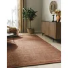 Image de Benuta Tapis en laine pure Rocco - Marron 170x240 cm - Tissé à la main - Style: laine, uni, bohème, hygge, cozy, minimaliste - Entretien facile
