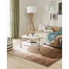 Image de benuta Tapis pop Laury - Beige 200 x 300 cm - Fibre synthétique - Rectangulaire et de style : uni, élégant, minimaliste - Facile d'entretien pour le salon et la chambre à coucher