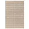 Image de benuta Tapis en laine pure Gyda - Taupe 120 x 170 cm - Laine - Rectangulaire & Style : géométrique, Natural Living - Facile d'entretien pour le salon et la chambre à coucher