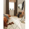 Image de benuta Tapis en pure laine berbère - 100 % laine - Tapis & style : Berbère, uni, hygge & cozy, minimaliste - Facile d'entretien pour le salon, la chambre à coucher, crème, 80 x 250 cm