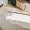 Image de benuta Basic Tapis Salon Leo - Crème 140x200 cm - Boho Relief Abstrait pour Chambre, Couloir, Salle à Manger - Compatible avec Chauffage au Sol