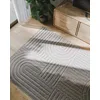 Image de benuta Basic Tapis Salon Leo - Gris Clair 200x290 cm - Boho Relief Abstrait pour Chambre, Couloir, Salle à Manger - Compatible avec Chauffage au Sol