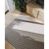 Image de benuta Basic Tapis Salon Leo - Gris Clair 160x230 cm - Boho Relief Abstrait pour Chambre, Couloir, Salle à Manger - Compatible avec Chauffage au Sol