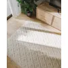 Image de benuta Basic Tapis Salon Leo - Crème 300x400 cm - Boho Relief Abstrait pour Chambre, Couloir, Salle à Manger - Compatible avec Chauffage au Sol