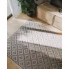 Image de benuta Basic Tapis Salon Leo - Gris Clair 300x400 cm - Boho Relief Abstrait pour Chambre, Couloir, Salle à Manger - Compatible avec Chauffage au Sol
