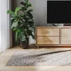 Image de benuta Basic Tapis Salon Leo - Gris Clair 70x200 cm - Boho Relief Abstrait pour Chambre, Couloir, Salle à Manger - Compatible avec Chauffage au Sol