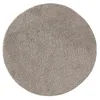 Image de benuta Basic Tapis Poils Long Soho - Gris Clair 160 cm Rond - Doux Minimaliste - Lavable - Nettoyage Facile - Compatible avec Chauffage au Sol - pour Chambre, Couloir, Salle à Manger