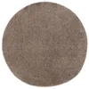 Image de benuta Basic Tapis Poils Long Soho - Taupe 120 cm Rond - Doux Minimaliste - Lavable - Nettoyage Facile - Compatible avec Chauffage au Sol - pour Chambre, Couloir, Salle à Manger