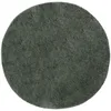 Image de benuta Basic Tapis Poils Long Soho - Vert 80 cm Rond - Doux Minimaliste - Lavable - Nettoyage Facile - Compatible avec Chauffage au Sol - pour Chambre, Couloir, Salle à Manger