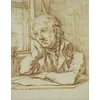 Image de Alu Dibond 90 x 110 cm: Self Portrait de Caspar David Friedrich / Bridgeman Images