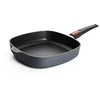 Image de Woll - Diamond Lite - Poêle carrée en fonte - Avec induction - 28 x 28 cm - 6 cm de hauteur - Convient pour tous les types de cuisinières