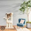 Image de Natural Paradise Arbre à chat Amaryllis L | Avec troncs épais en sisal | H 127,5 x L 101 x l 79 cm (crème)