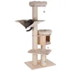 Image de Natural Paradise   Arbre à chat Magnolia XL Plus | Avec écorces épaisses | H 175 x L 105 x l 90 cm (Crème)