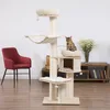 Image de Natural Paradise   Arbre à chat Magnolia XL | Avec troncs en sisal extra épais | H 175 x L 105 x l 90 cm (Crème)