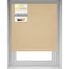 Image de Sol Royal Sol Decor T42 Store Occultant et Thermique pour Fenêtre 60x160 cm   Rideau Fenêtre sans Perçage et Réglable en Continu   Store Intérieur Fenêtre Crème Robuste Toute l’Année