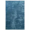 Image de Homie Living Tapis à poils longs moderne, douillet, doux et moelleux pour salon, chambre à coucher et chambre d'enfant Sienna, Polyester, Turquoise pétrole, 200 x 200 cm quadratisch