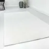 Image de Tapis rond en fourrure synthétique - Couleur unie - Doux et moelleux - Facile d'entretien - Idéal pour le salon, la chambre à coucher, la chambre d'enfant - Villa Rosso (160 x 225 cm, crème)