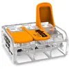 Image de WAGO® Borne à 3 conducteurs 6mm² avec levier 221-613 (30 pièces) Orange