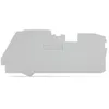 Image de Wago 2116-1291 Abschluss- u.Zwischenplatte 1 mm dick, grau