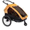 Image de XLC Remorque de vélo pour Enfant Duo S Jaune
