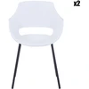 Image de Mobel - 2 Chaises Sit&Chairs blanc/noir - 51x57.5x85 cm OS