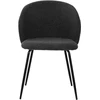 Image de Mobel - Sit - Lot de 2 chaises Sit&Chairs housse noire, pieds noirs mats - 60x48x78cm OS