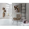 Image de Mobel - Chaise Rattan marron/noir - 60x70x88 cm OS