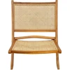 Image de Mobel - Chaise pliante Rattan naturelle - 65x83x75cm OS