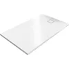 Image de Duschwanne Hüppe EasyFlat Mineralguss grau matt 1000x800x30 mm Ablauf:kurze Seite