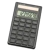 Image de GENIE 105 ECO Calculatrice Solaire 8 Chiffres Sans Pile, Calculatrice Écologique en Plastique Recyclé, Fonctions Pourcentage, Mémoire et Racine Carrée, Compacte pour Bureau et École, Noir