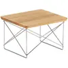 Image de Table d'appoint Occasional LTR - Piétement chromé - Charles & Ray Eames Vitra Chêne taille unique