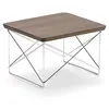 Image de Table d'appoint Occasional LTR - Piétement chromé - Charles & Ray Eames Vitra Noyer taille unique