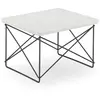 Image de Table d'appoint Eames Ocassional LTR piétement époxy Vitra Marbré blanc taille unique