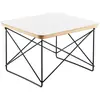 Image de Table d'appoint Occasional LTR - Piètement epoxy - Charles & Ray Eames Vitra Blanc taille unique