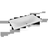 Image de Kaldewei Silenio Lavabo à poser Silenio 3041 900x460x40 mm, 904006313001, Exécution: sans trou de coulée sans trop-plein