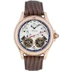 Image de Carl von Zeyten Montre analogique Automatique pour Homme avec Bracelet en Cuir CVZ0084RWHS, Or Rose/Marron, Lanières