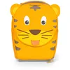 Image de Affenzahn Valise à roulettes Trolley Enfant idéal pour Bagage à Main, Parfait pour Les Voyages Tigre - Jaune