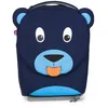 Image de Affenzahn Valise à roulettes Trolley Enfant idéal pour Bagage à Main, Parfait pour Les Voyages Ours - Bleu