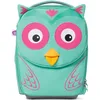 Image de Affenzahn Valise à roulettes Trolley Enfant idéal pour Bagage à Main, Parfait pour Les Voyages Hibou - Turquoise