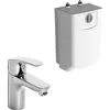 Image de Hansa 45341183 basse pression Mitigeur monocommande robinet de lavabo raccords 45381173 DN15 |für Chauffage de l'eau chaude, Air Sprudler|, déchets, métal, tuyau en cuivre