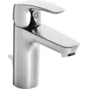 Image de Hansa Robinet d'évier XL Hansapinto DN15 + bouchon (métal) et actionneur à tirette - 6 l/min - Profondeur : 115 mm - 45012283